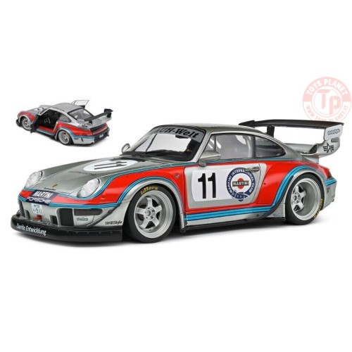 PORSCHE 911 993 RWB BODYKIT N 11 MARTINI RACING LIVERY COUPE 1:18 SL1808502 SOLIDO