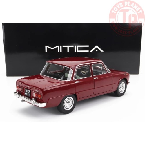 ALFA ROMEO GIULIA 1.6 TI 1962 ROSSO AMARANTO 1:18 MITICA 200024-D MITICA