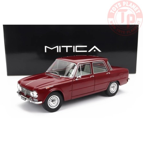 ALFA ROMEO GIULIA 1.6 TI 1962 ROSSO AMARANTO 1:18 MITICA 200024-D MITICA