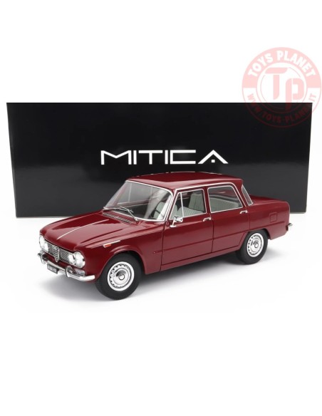 ALFA ROMEO GIULIA 1.6 TI 1962 ROSSO AMARANTO 1:18 MITICA 200024-D MITICA