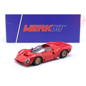 FERRARI 330 P3 4.0L V12 SPIDER PLAIN BODY VERSION OPEN ROOF 1966 1:18 W18021002 WERK83