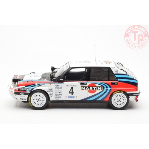 Lancia Delta Integrale 16v Martini No.4 Safari Rally 1990 Fiorio/Pirollo 1:18 IXO RMC139B IXO MODELS