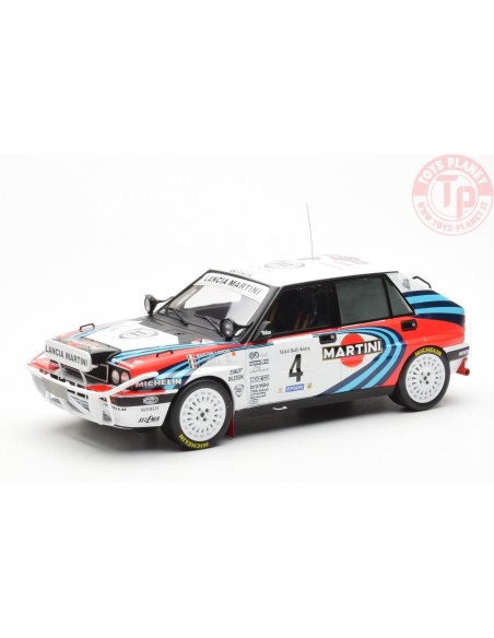 Lancia Delta Integrale 16v Martini No.4 Safari Rally 1990 Fiorio/Pirollo 1:18 IXO RMC139B IXO MODELS