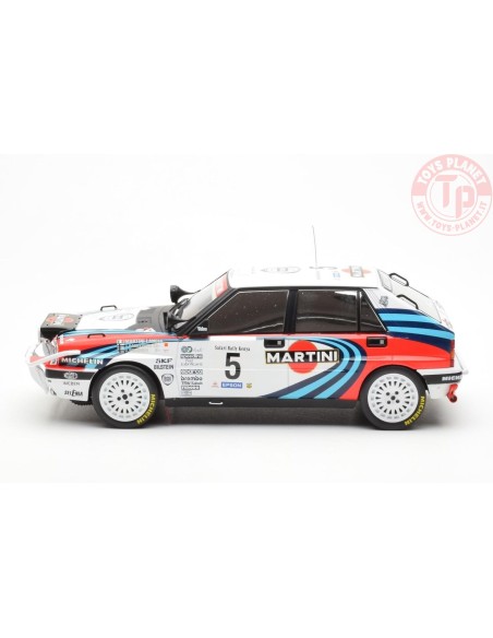 Lancia Delta Integrale 16v Martini No.5 Safari Rally 1990 Kankkunen/Piironen 1:18 IXO RMC139C IXO MODELS Lancia Delta Integrale 16v Martini No.5 Safari Rally 1990 Kankkunen/Piironen 1:18 IXO RMC139C IXO MODELS