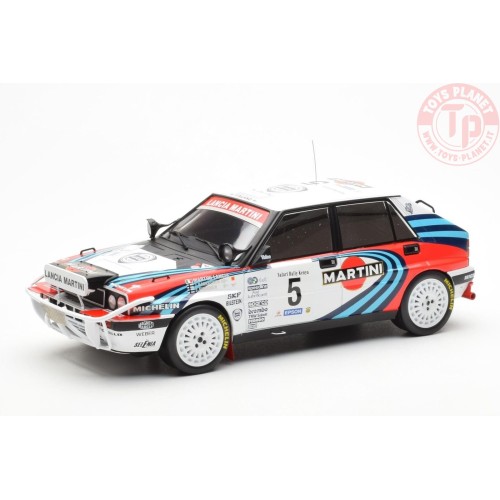 Lancia Delta Integrale 16v Martini No.5 Safari Rally 1990 Kankkunen/Piironen 1:18 IXO RMC139C IXO MODELS