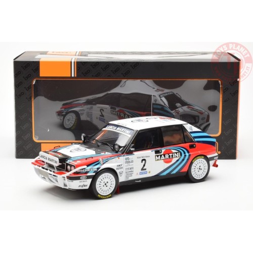 Lancia Delta Integrale 16v Martini No.2 Safari Rally 1990 Biasion/Siviero 1:18 IXO RMC139A IXO MODELS