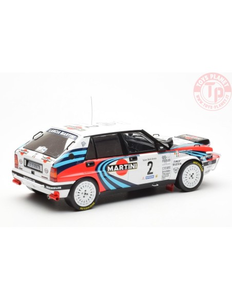 Lancia Delta Integrale 16v Martini No.2 Safari Rally 1990 Biasion/Siviero 1:18 IXO RMC139A IXO MODELS