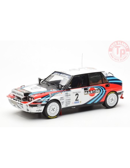Lancia Delta Integrale 16v Martini No.2 Safari Rally 1990 Biasion/Siviero 1:18 IXO RMC139A IXO MODELS