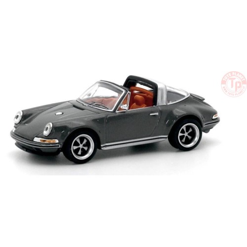 PORSCHE SINGER TARGA-GREY METAL 1/64 PR64-SGTA-GY01 POP RACE