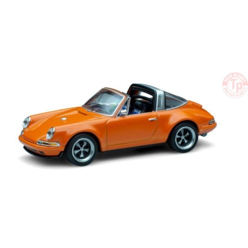 PORSCHE SINGER TARGA-ORANGE 1/64 PR64-SGTA-OR01 POP RACE