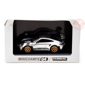 PORSCHE 911 (992) GT3 RS-SILVER METALLIC 1/64 643062106 MINICHAMPS 1:64
