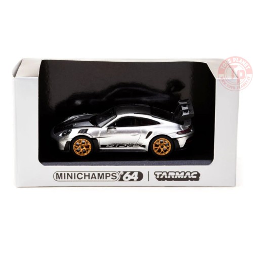 PORSCHE 911 (992) GT3 RS-SILVER METALLIC 1/64 643062106 MINICHAMPS 1:64