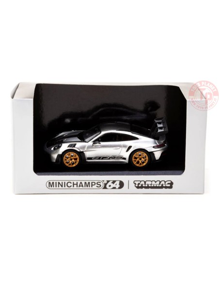 PORSCHE 911 (992) GT3 RS-SILVER METALLIC 1/64 643062106 MINICHAMPS 1:64
