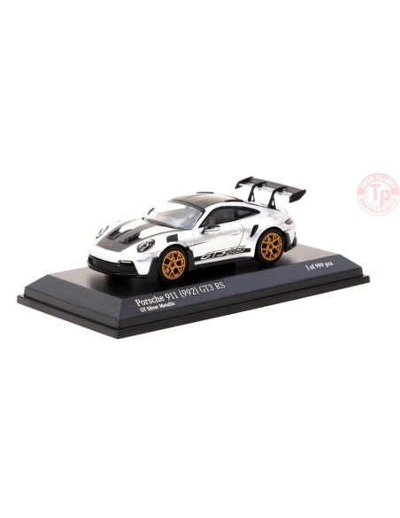 PORSCHE 911 (992) GT3 RS-SILVER METALLIC 1/64 643062106 MINICHAMPS 1:64