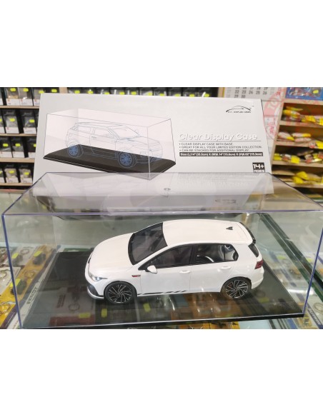 VETRINA BASE PLASTICA NERO 35,5 x 15,6 x 15,3 cm per auto 1:18 o altri mezzi VT189923 VETRINE/TECHE