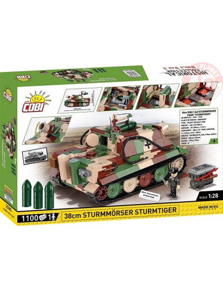 38 cm Sturmmörser Sturmtiger COBI 2585 COBI 38 cm Sturmmörser Sturmtiger COBI 2585 COBI