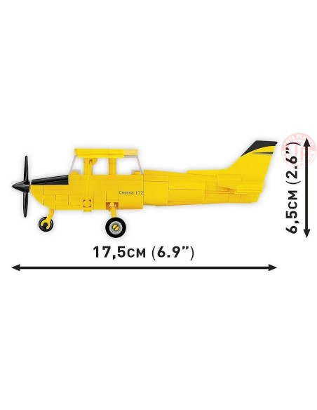 Cessna 172 Skyhawk-Yellow COBI 26621 COBI Cessna 172 Skyhawk-Yellow COBI 26621 COBI
