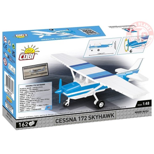Cessna 172 Skyhawk-White-Blue COBI 26622 COBI
