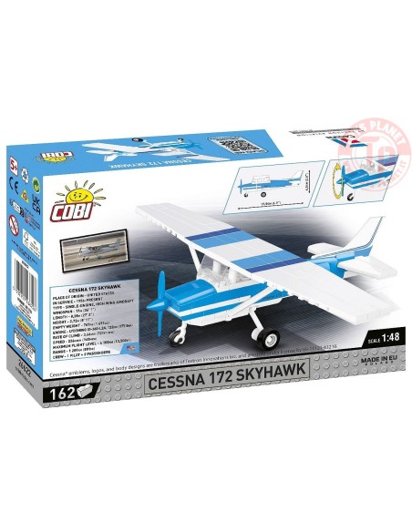 Cessna 172 Skyhawk-White-Blue COBI 26622 COBI Cessna 172 Skyhawk-White-Blue COBI 26622 COBI