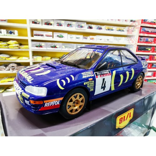 subaru impreza 555 mcrae/ringer n4 1:18 RA18S IXO MODELS