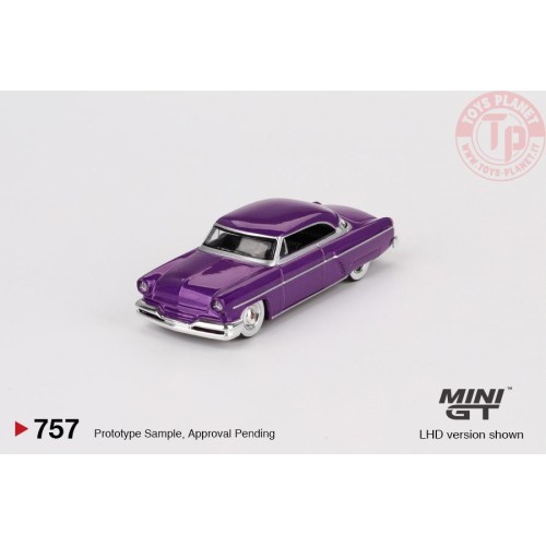 LINCOLN CAPRI HOT ROD PURPLE METALLIC 1954 1:64 MGT00757-L Mini Gt