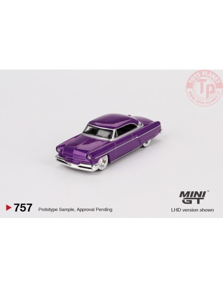 LINCOLN CAPRI HOT ROD PURPLE METALLIC 1954 1:64 MGT00757-L Mini Gt