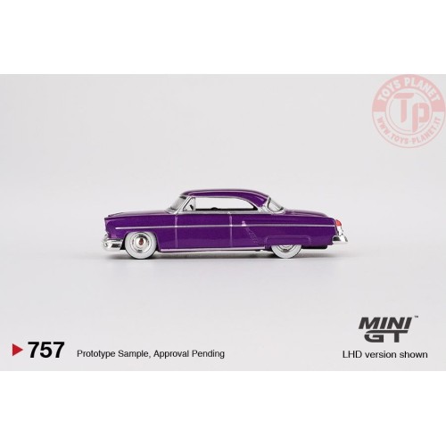 LINCOLN CAPRI HOT ROD PURPLE METALLIC 1954 1:64 MGT00757-L Mini Gt