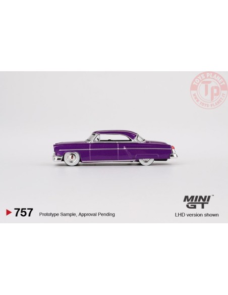 LINCOLN CAPRI HOT ROD PURPLE METALLIC 1954 1:64 MGT00757-L Mini Gt