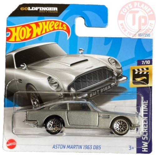 ASTON MARTIN 1963 DB5 1/64 HOT WHEELS HTB36 HOT WHEELS