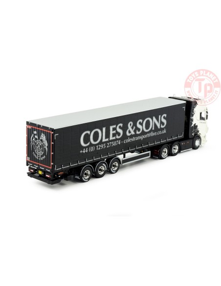 Scania Next Gen S-serie Highline met 3-assige schuifzeilen oplegger Coles - Bruce Lee TEKNO 84971 TEKNO Scania Next Gen S-serie Highline met 3-assige schuifzeilen oplegger Coles - Bruce Lee TEKNO 84971 TEKNO