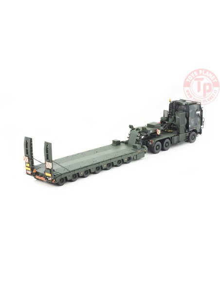 DAF Tropco pantser 6x4 met 7-assige dieplader TEKNO 84976 TEKNO DAF Tropco pantser 6x4 met 7-assige dieplader TEKNO 84976 TEKNO