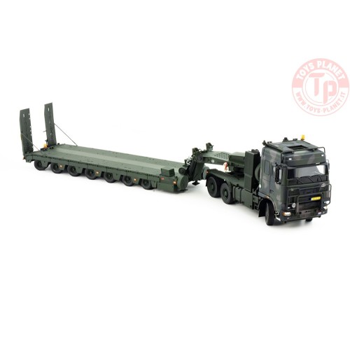 DAF Tropco pantser 6x4 met 7-assige dieplader TEKNO 84976 TEKNO