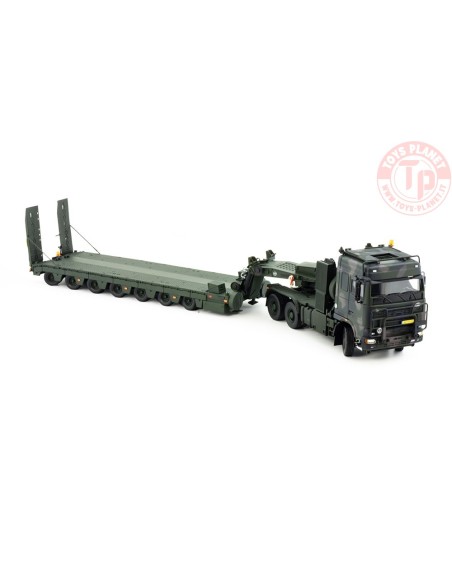 DAF Tropco pantser 6x4 met 7-assige dieplader TEKNO 84976 TEKNO DAF Tropco pantser 6x4 met 7-assige dieplader TEKNO 84976 TEKNO
