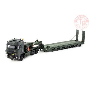 DAF Tropco pantser 6x4 met 7-assige dieplader TEKNO 84976 TEKNO