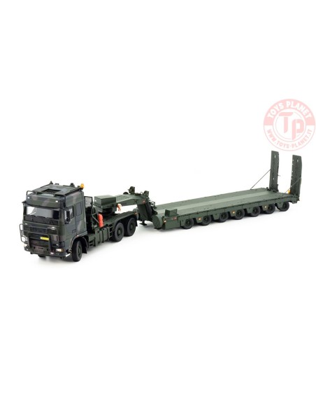 DAF Tropco pantser 6x4 met 7-assige dieplader TEKNO 84976 TEKNO