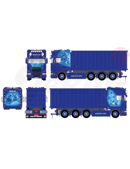 Scania R-Streamline Topline 8x2 met haakarm Eeg, Henrik - Ice Age TEKNO 83201 TEKNO Scania R-Streamline Topline 8x2 met haakarm Eeg, Henrik - Ice Age TEKNO 83201 TEKNO