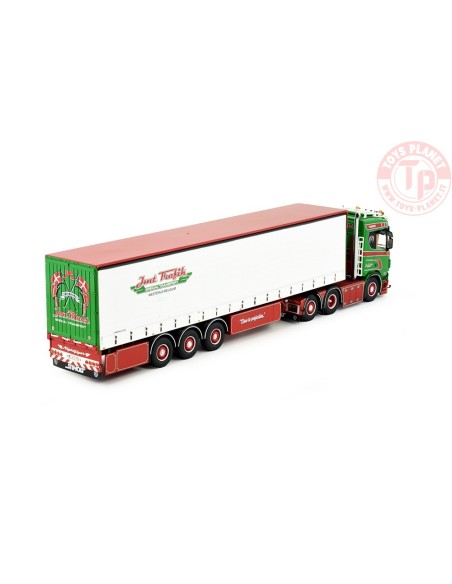 Scania NGR 6x2 met schuifzeilentrailer Jan Mues TEKNO 85273 TEKNO Scania NGR 6x2 met schuifzeilentrailer Jan Mues TEKNO 85273 TEKNO