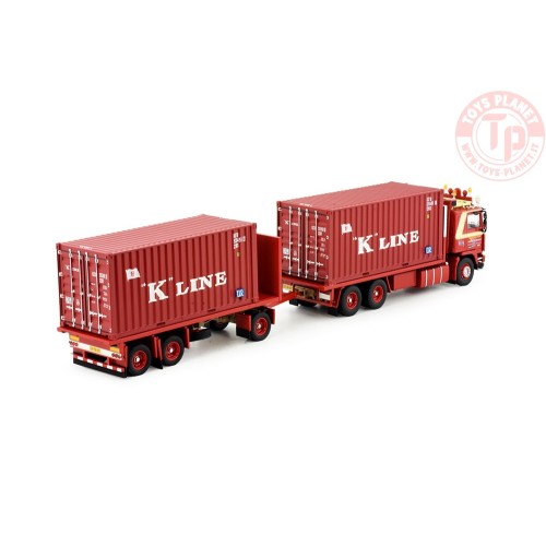 Volvo F12 container combi Van 't Kruis TEKNO 84752 TEKNO