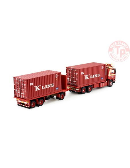 Volvo F12 container combi Van 't Kruis TEKNO 84752 TEKNO Volvo F12 container combi Van 't Kruis TEKNO 84752 TEKNO