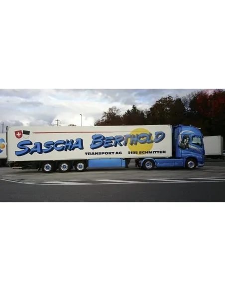 Volvo FH05 Globetrotter XL 4x2 met schuifzeilentrailer Sascha Berthold TEKNO 84591 TEKNO