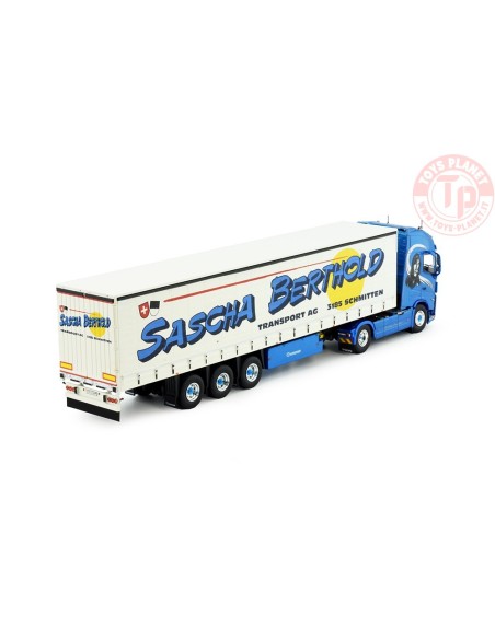 Volvo FH05 Globetrotter XL 4x2 met schuifzeilentrailer Sascha Berthold TEKNO 84591 TEKNO