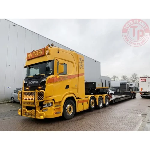 SCANIA S HIGHLINE CS20H 8X4 EURO LOWLOADER - 3 AXLE NV TRANS WSI 01-4127 WSI MODELS