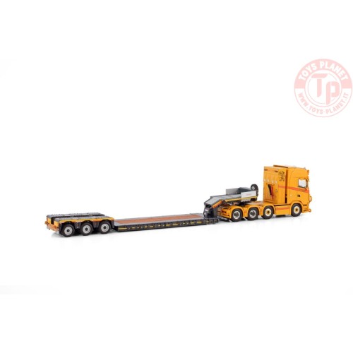 SCANIA S HIGHLINE CS20H 8X4 EURO LOWLOADER - 3 AXLE NV TRANS WSI 01-4127 WSI MODELS