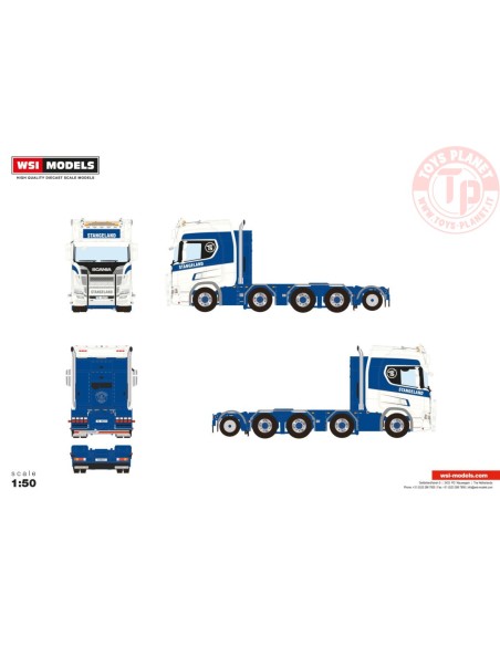 SCANIA R HIGHLINE CR20H 8X4 WITH ADD ON AXLE STANGELAND WSI 01-4349 WSI MODELS SCANIA R HIGHLINE CR20H 8X4 WITH ADD ON AXLE STANGELAND WSI 01-4349 WSI MODELS