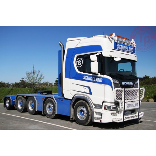 SCANIA R HIGHLINE CR20H 8X4 WITH ADD ON AXLE STANGELAND WSI 01-4349 WSI MODELS