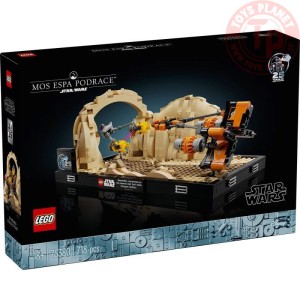 Diorama Gara degli sgusci su Mos Espa LEGO STAR WARS 75380 LEGO
