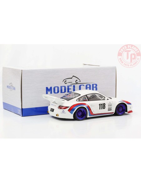 PORSCHE 911 (997) RWB OLD & NEW 2020 MARTINI WHITE 1:18 MCG18328 MODEL CAR GROUP PORSCHE 911 (997) RWB OLD & NEW 2020 MARTINI WHITE 1:18 MCG18328 MODEL CAR GROUP