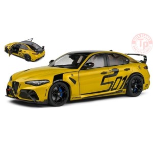 ALFA ROMEO GIULIA GTA NAGEMAAKT 2022 YELLOW 1:18 SL1806905 SOLIDO