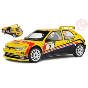 PEUGEOT 306 MAXI N 2 RALLY EIFEL FESTIVAL 2022 T.NEUVILLE-A.CORNET 1:18 SL1808304 SOLIDO