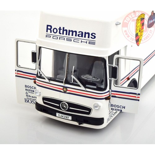 Mercedes O317 Porsche Racetransporter Rothmans 1:18 CMR151 CMR